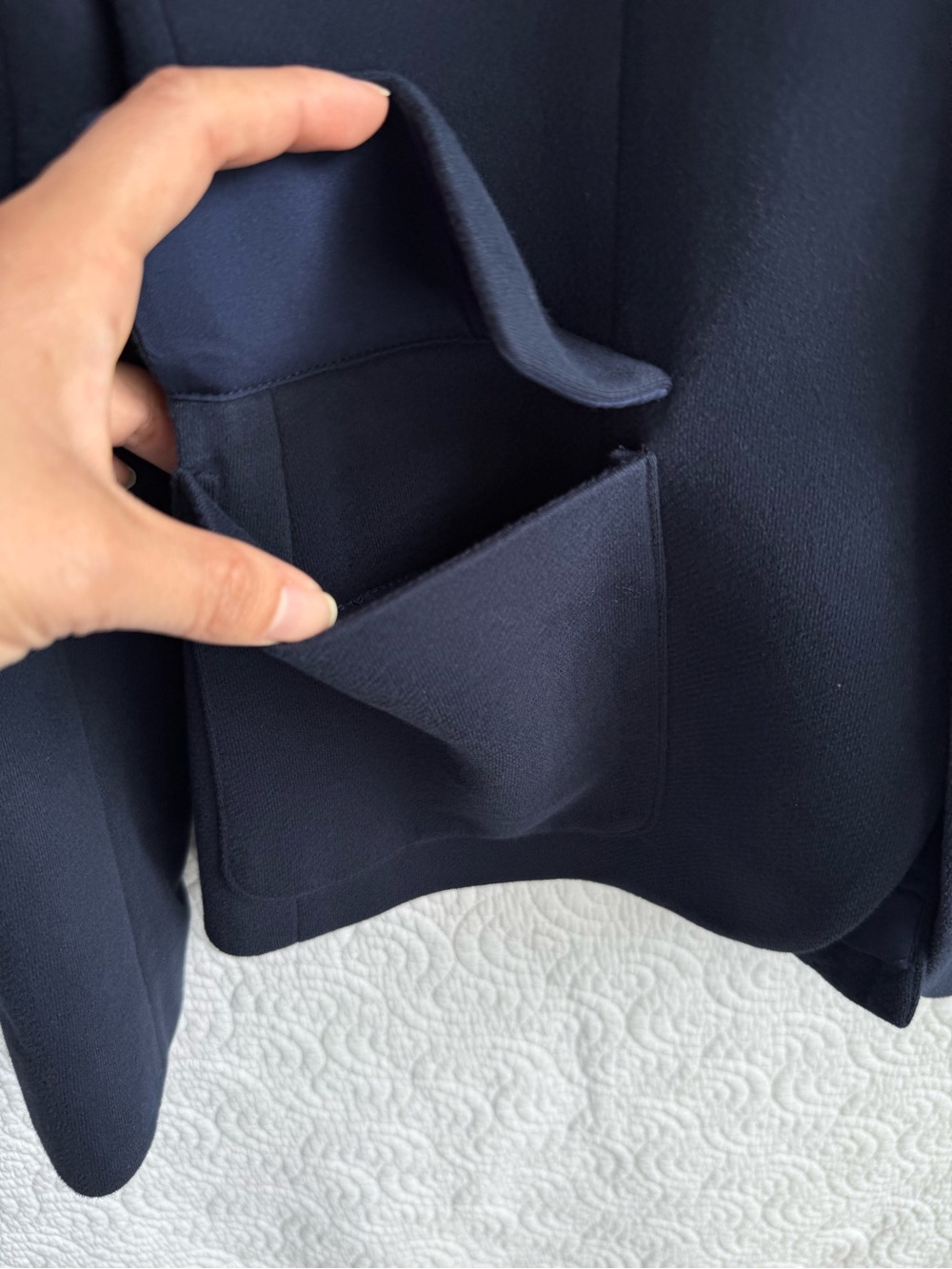 Ralph Lauren Womens Bullion Jacquard Blazer Size 2 Avitar Navy Blue Preppy Busin - Picture 10 of 14